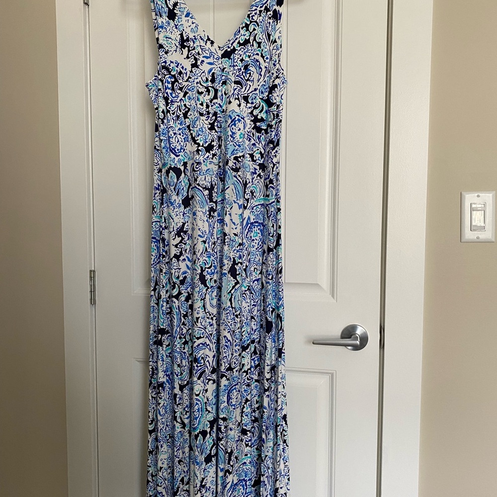 Cynthia Rowley V-Neck Maxi Sundress - Size M